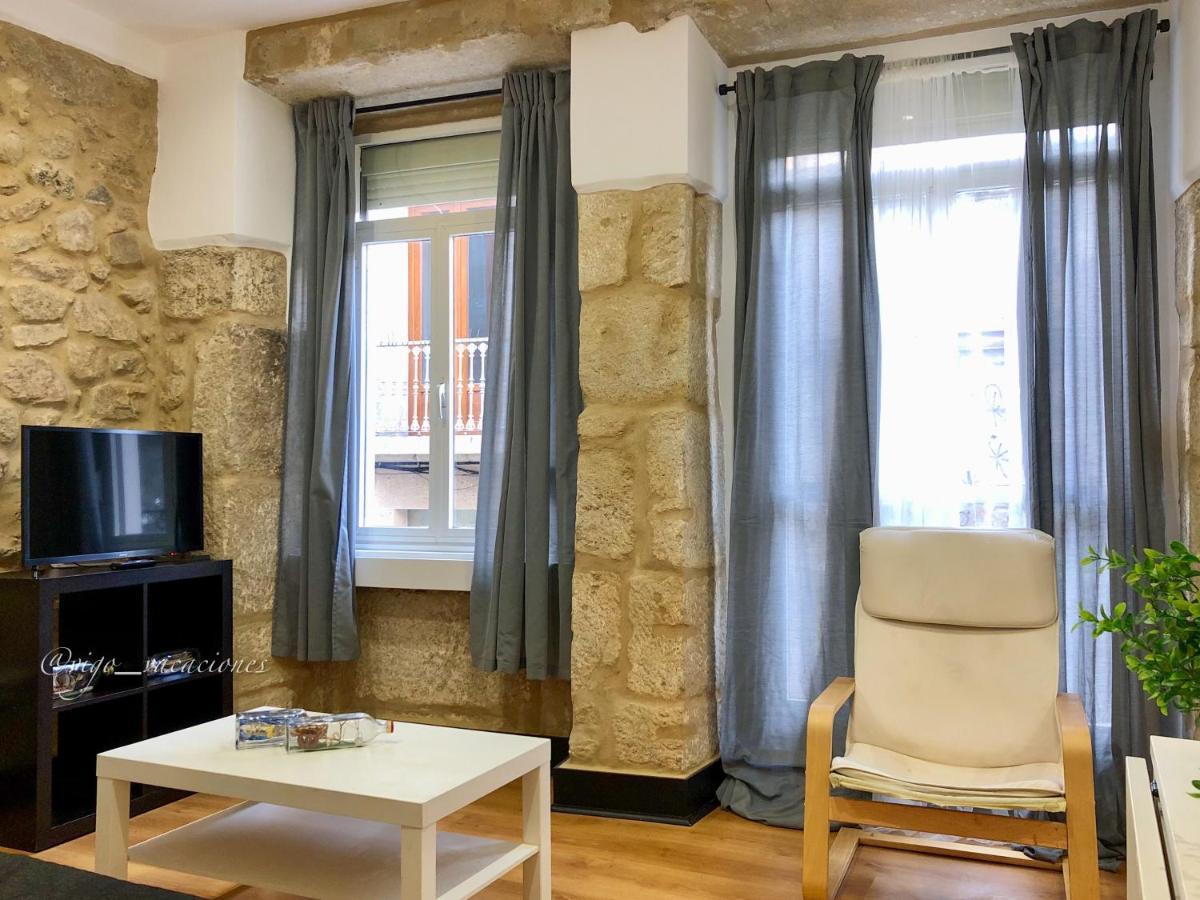 Apartment Rua Alta 22 Vigo Bagian luar foto